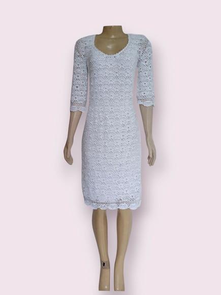 Vestido Crochê Adulto