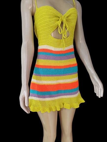Vestido Crochê Adulto