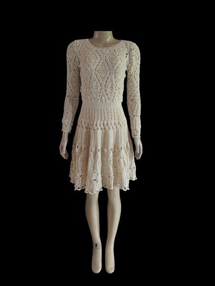 Vestido Crochê Adulto