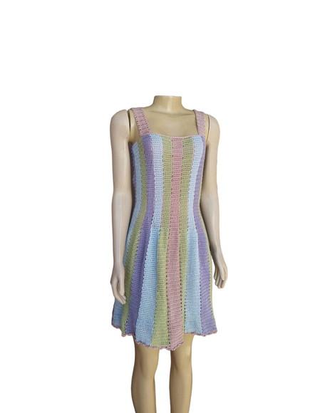 Vestido Crochê Adulto