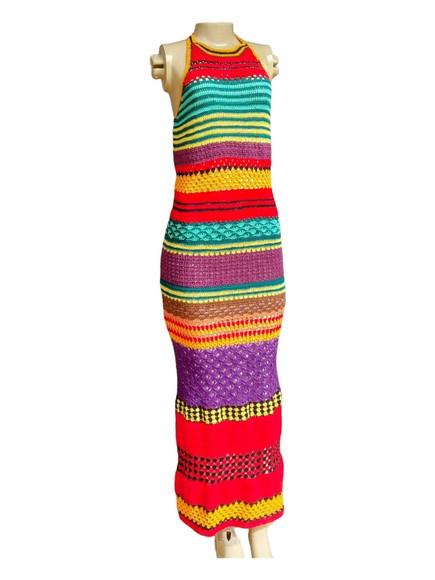 Vestido Crochê Adulto