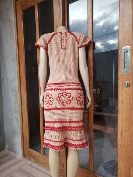 Vestido Crochê Adulto