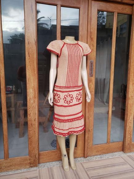 Vestido Crochê Adulto