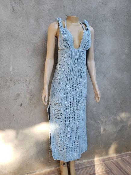 Vestido Crochê Adulto