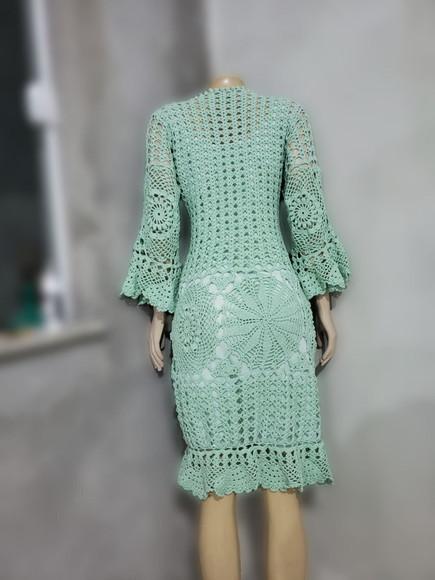 Vestido Crochê Adulto