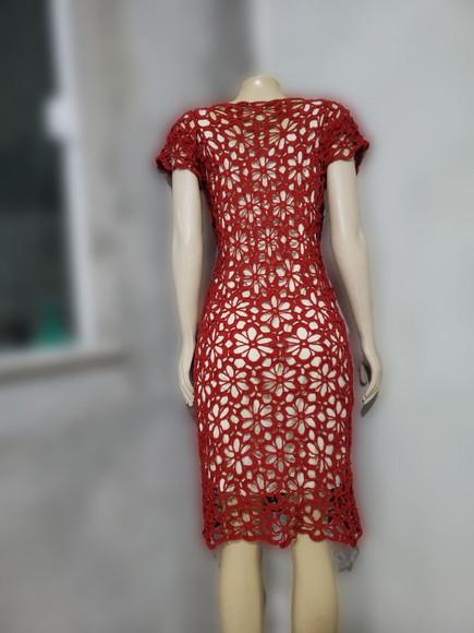 Vestido Crochê Adulto