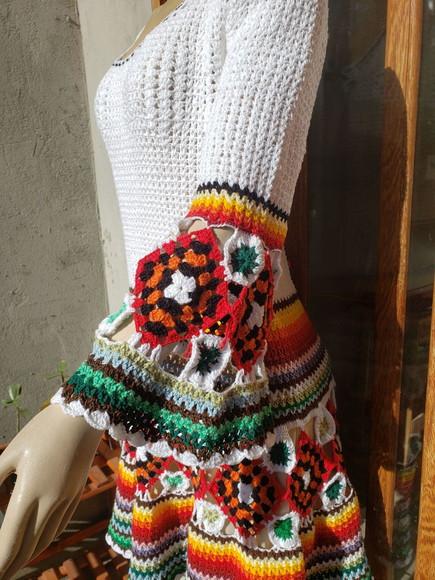 Vestido Crochê Adulto