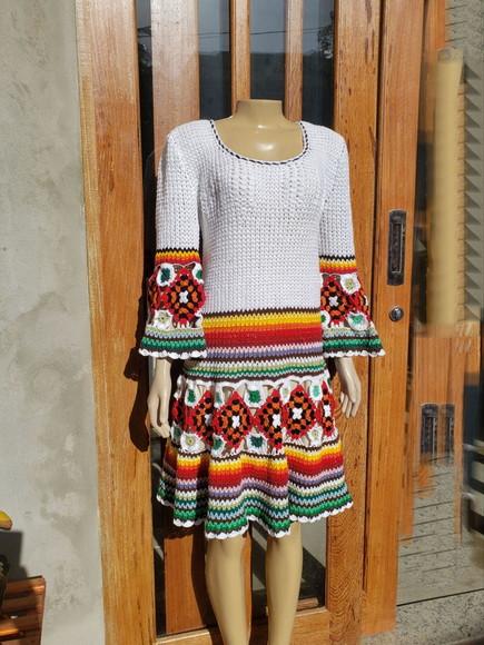 Vestido Crochê Adulto