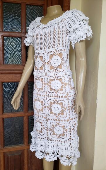 Vestido Crochê Adulto