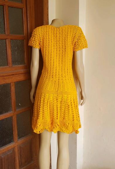 Vestido Crochê Adulto