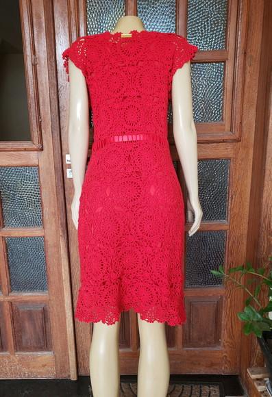 Vestido Crochê Adulto