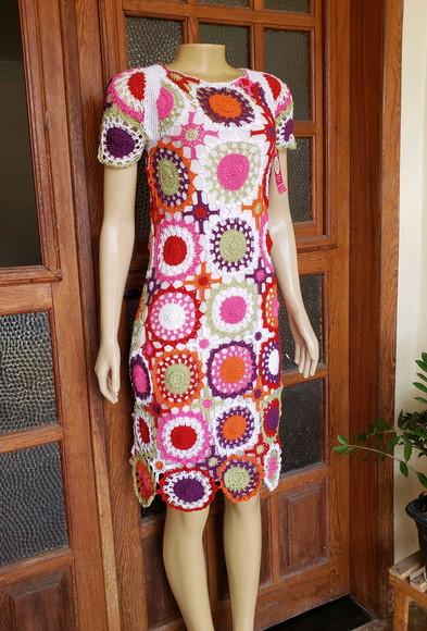 Vestido Crochê Adulto