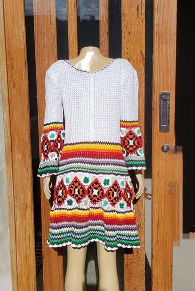 Vestido Crochê Adulto