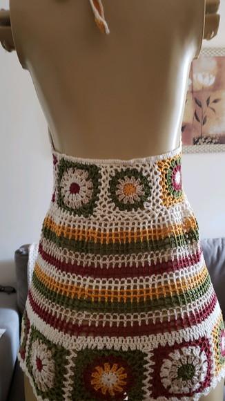 Vestido Crochê Adulto