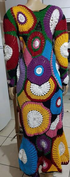 Vestido Crochê Adulto