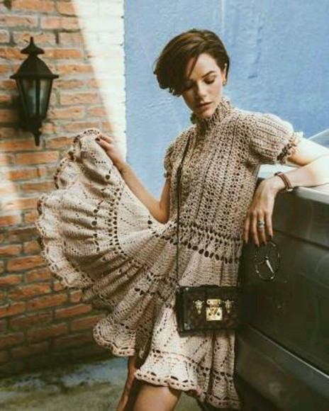 Vestido Crochê Adulto