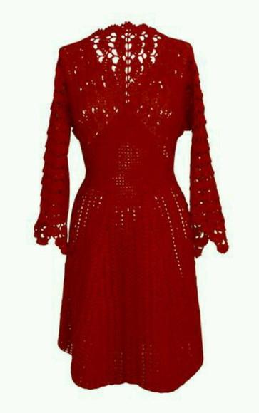 Vestido Crochê Adulto