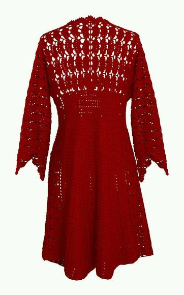 Vestido Crochê Adulto