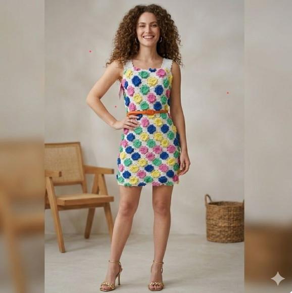 Vestido Crochê Adulto