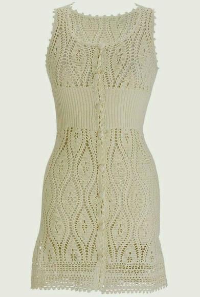 Vestido Crochê Adulto