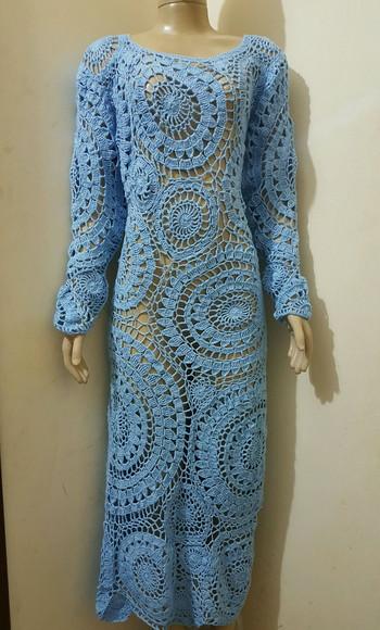 Vestido Crochê Adulto