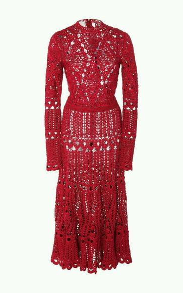 Vestido Crochê Adulto