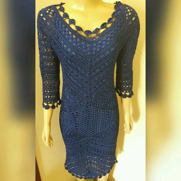 Vestido Crochê Adulto