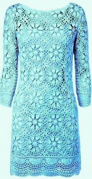Vestido Crochê Adulto