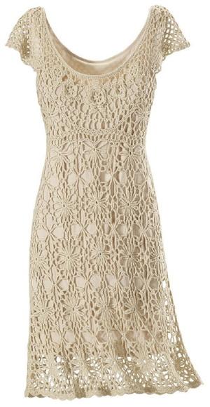 Vestido Crochê Adulto