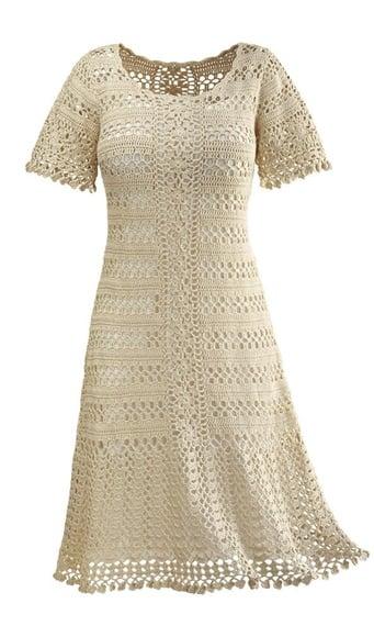 Vestido Crochê Adulto
