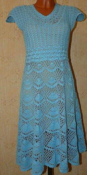 Vestido Crochê Adulto
