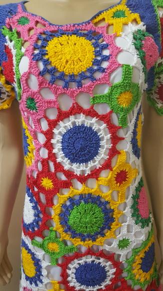Vestido Crochê Adulto