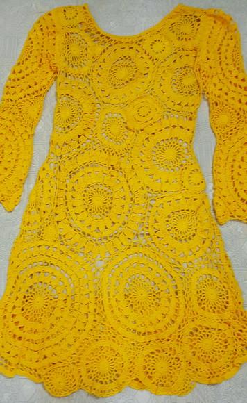 Vestido Crochê Adulto
