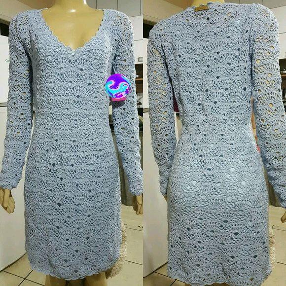 Vestido Crochê Adulto