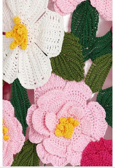 Vestido Crochê Flores