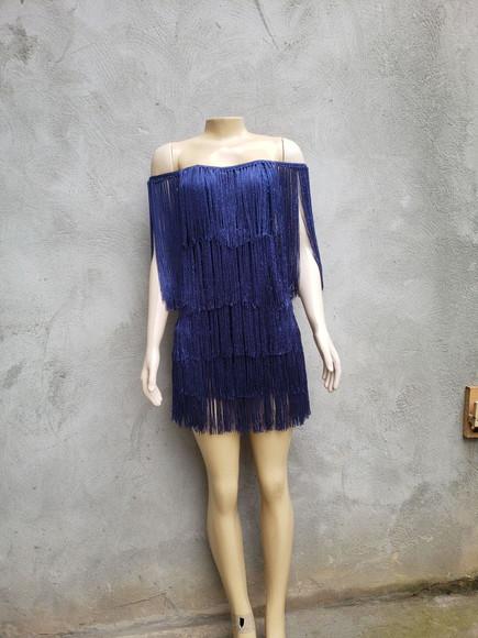 Vestido Crochê Franjas