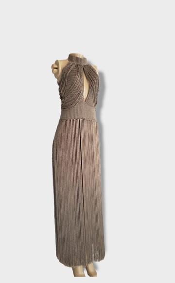 Vestido Crochê Franjas