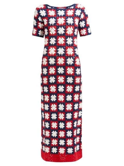 Vestido Croche Squares