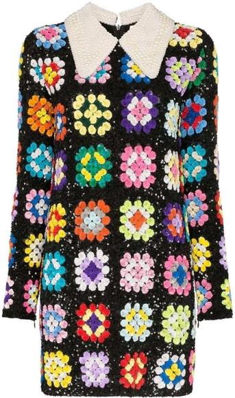 Vestido Croche Squares