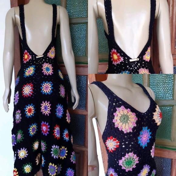 Vestido Croche Squares