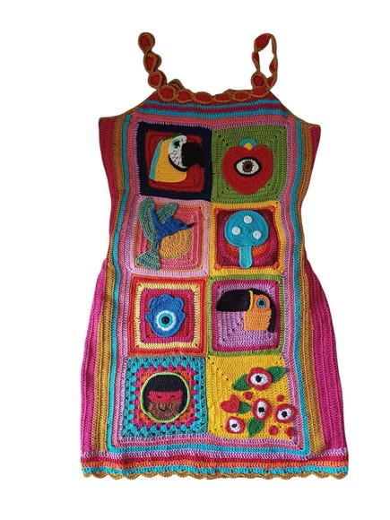 Vestido Crochê Tucano