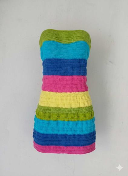 Vestido Crochê Virgínia
