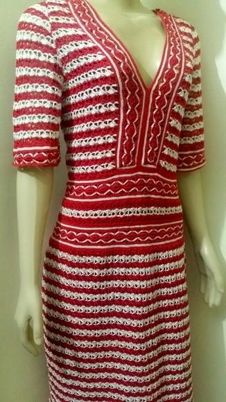 Vestido de Croche Midi