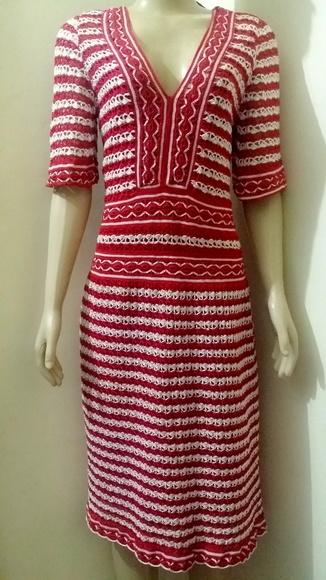 Vestido de Croche Midi
