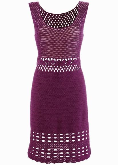 Vestido de Croche Midi Adulto