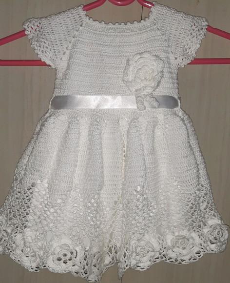 Vestido Infantil de Croche