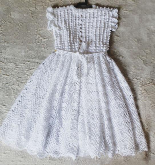 Vestido Infantil de Croche