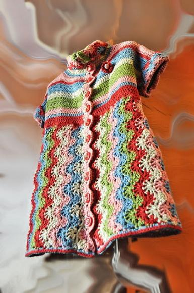 Vestido Infantil de Croche