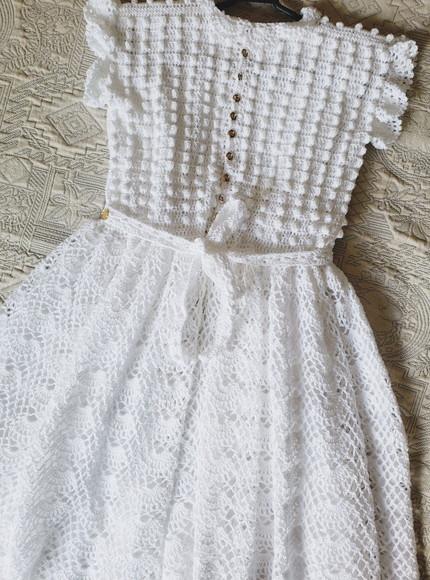 Vestido Infantil de Croche
