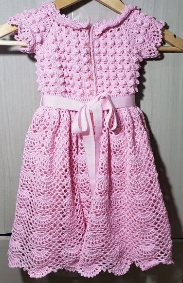 Vestido Infantil De Croche